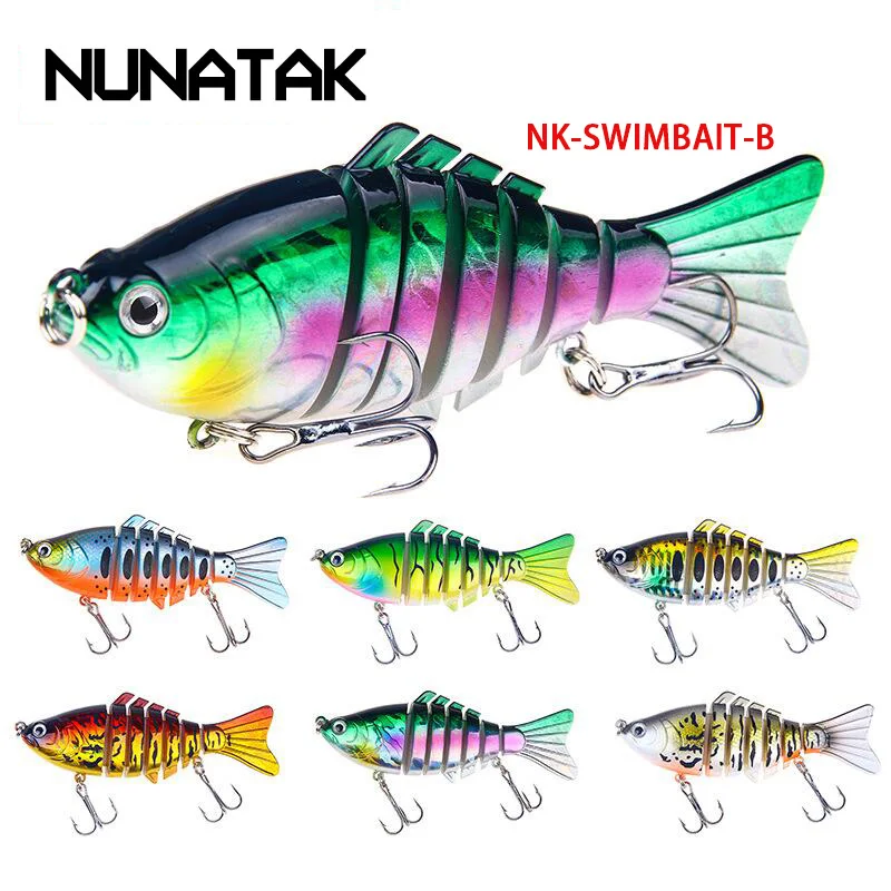 Señuelo de pesca NUNATAK 15,6g/16g/18g/21g 8 colores JOINT BAIT Minnow cebo duro Señuelos de lubina cebos multiherucción señuelo para Lucio SWIMBAIT