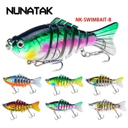 Señuelo de pesca NUNATAK 15,6g/16g/18g/21g 8 colores JOINT BAIT Minnow cebo duro Señuelos de lubina cebos multiherucción señuelo para Lucio SWIMBAIT