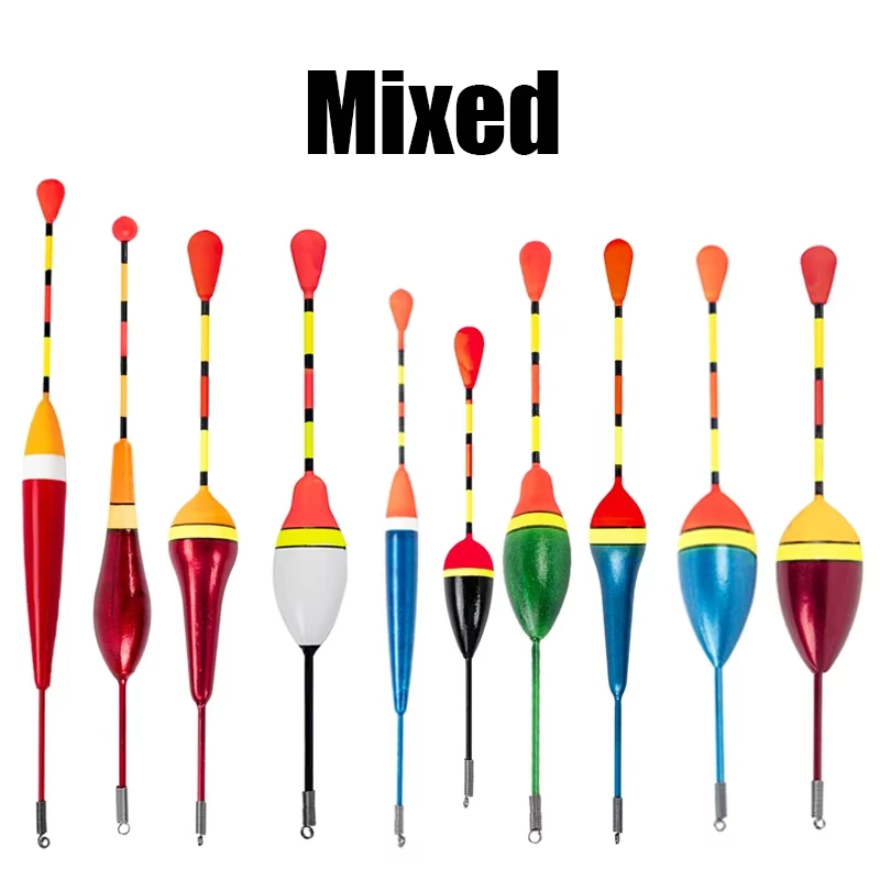 10 unids/lote promoción flotadores de pesca conjunto tamaño mixto Color espuma flotador boya Bobber para accesorios de pesca equipo de pesca aparejos de pesca - imagen 3