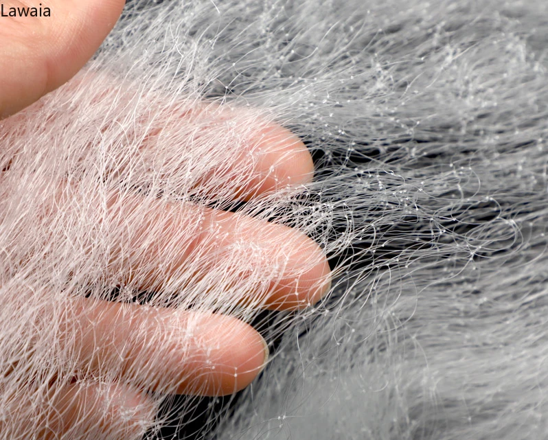 Lawaia-red de pesca de 50m x 1m de largo, red pegajosa de 0,5 dedos, Red de seda de una sola capa, Red de hundimiento, red flotante colgante, red de pesca 2023 - imagen 5