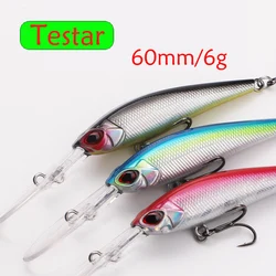 Testar Crankbait Minnow Deep Diver – Señuelo suspensión para trucha y lucio