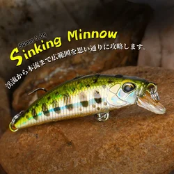 TSURINOYA hundimiento Minnow Mini señuelo duro DW63 50S 50mm 5g señuelo de pesca Artificial Wobblers Crankbait cebo de trucha