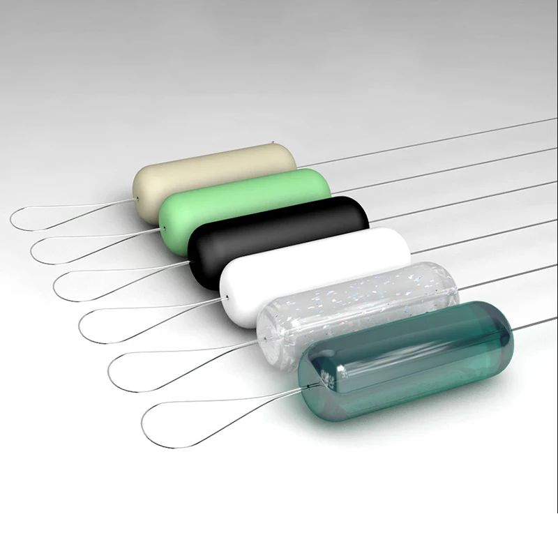 Tapón de silicona para sedal de Pesca, accesorio profesional antihebra para flotador de Pesca, 200 piezas - imagen 2