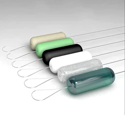 2000 unids/lote tapón de frijol espacial de silicona flotador de Pesca profesional tapón de sedal de Pesca antihebra productos de Pesca Bobber Pesca