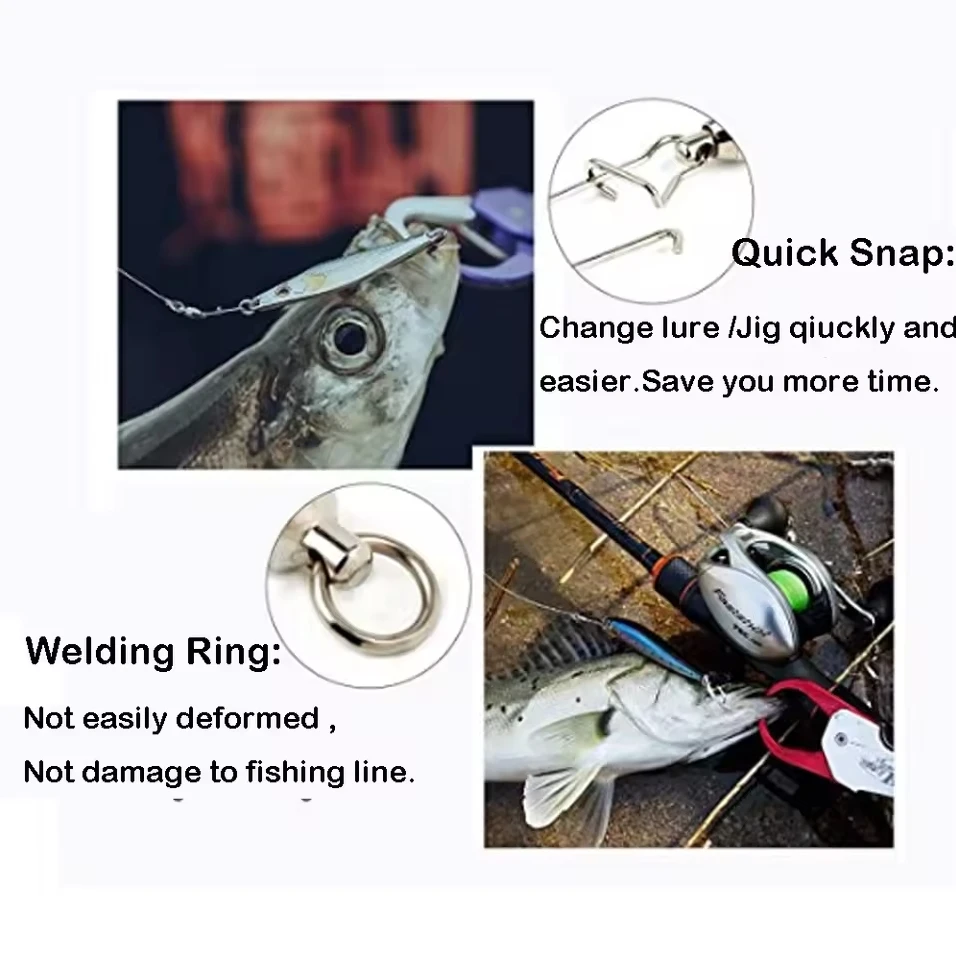 Barril giratorio de acero inoxidable con bolas para pesca salada - imagen 3