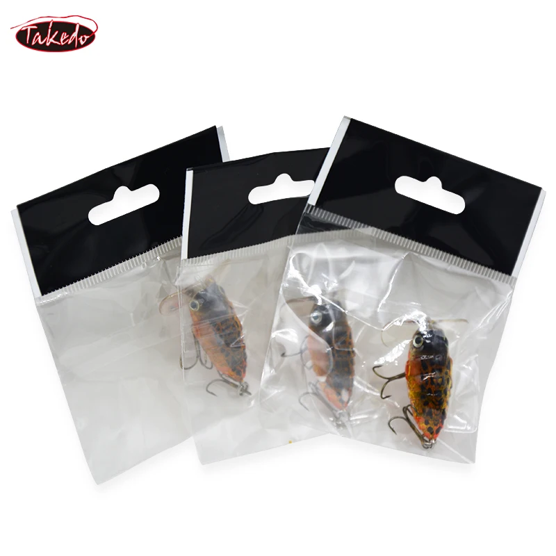TAKEDO-Cebo de pesca artificial, cebo de arrastre Topwater, señuelo de cigarra, Popper señuelo, cebo de manivela, Wobblers para Lucio, 40mm, 4G - imagen 5