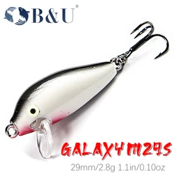 B&U Senuelo minnow hunde para lubina, perca, lucio y trucha versatil