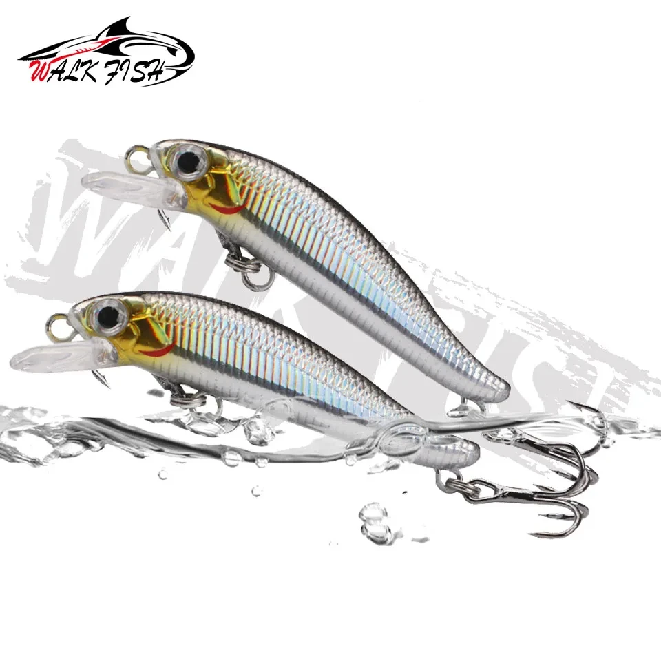 WALK FISH-señuelo de Pesca que se hunde, cebo duro Artificial de 5,5 cm, 4g, Jerkbait, Crankbait, lubina, carpa - imagen 5
