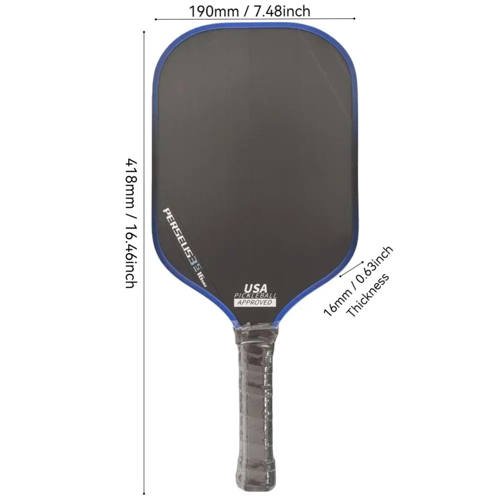 Paletas de Pickleball T700, raquetas de Pickleball de superficie esmerilada de fibra de carbono, suministros de juego profesionales aprobados por USAPA ligeros - imagen 4