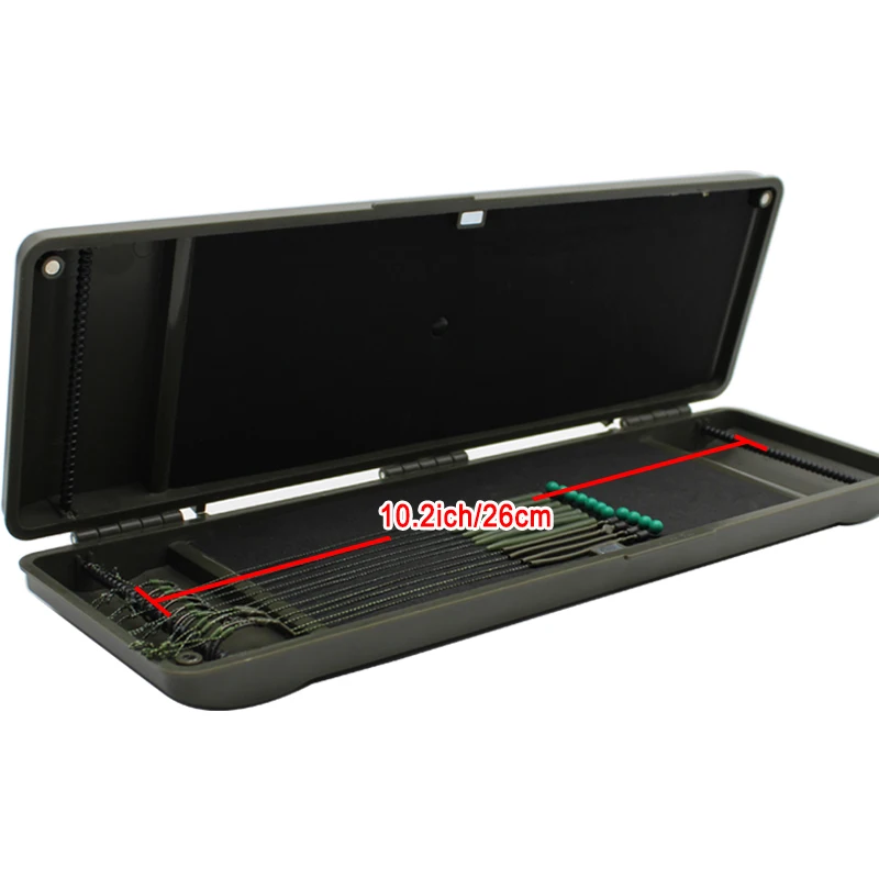 Caja de almacenamiento de accesorios de pesca de carpa, caja de sedal de pesca de carpa con pines, helicóptero Chod, aparejos de pesca Ronnie, 1 Uds. - imagen 4