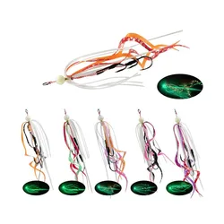 Cabezal plomo Kabura Snapper – Falda silicona y anzuelo asistencia