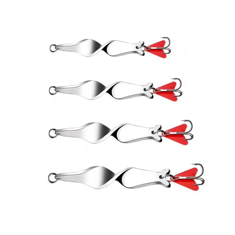 WEIHE 1 pieza 14g 70mm paso lento cuchara de jigging lentejuelas cuerpo duro vib señuelo de pesca de metal - imagen 2
