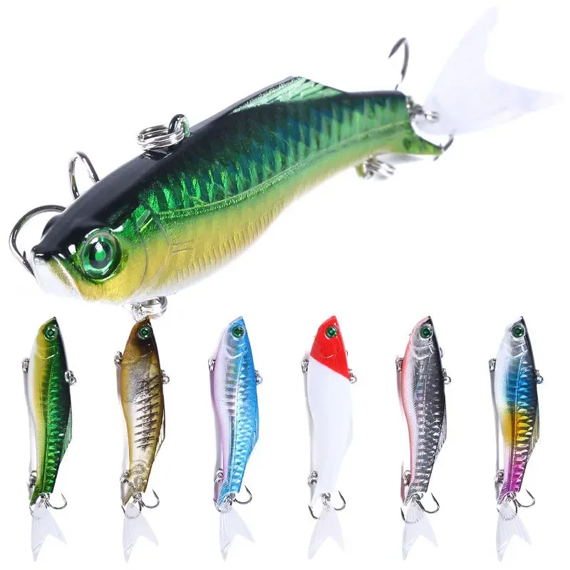 Señuelo VIB hundido de 8cm y 22,5g, sin bola sonajero, Wobbler Artificial, cebo duro sin labios, Crankbait, aparejos de pesca en hielo para invierno - imagen 2