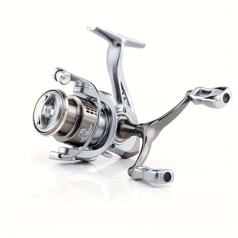 Carrete de aluminio para pesca en el mar – Doble brazo basculante