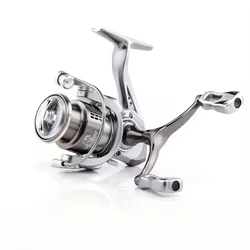 Carrete de aluminio para pesca en el mar – Doble brazo basculante