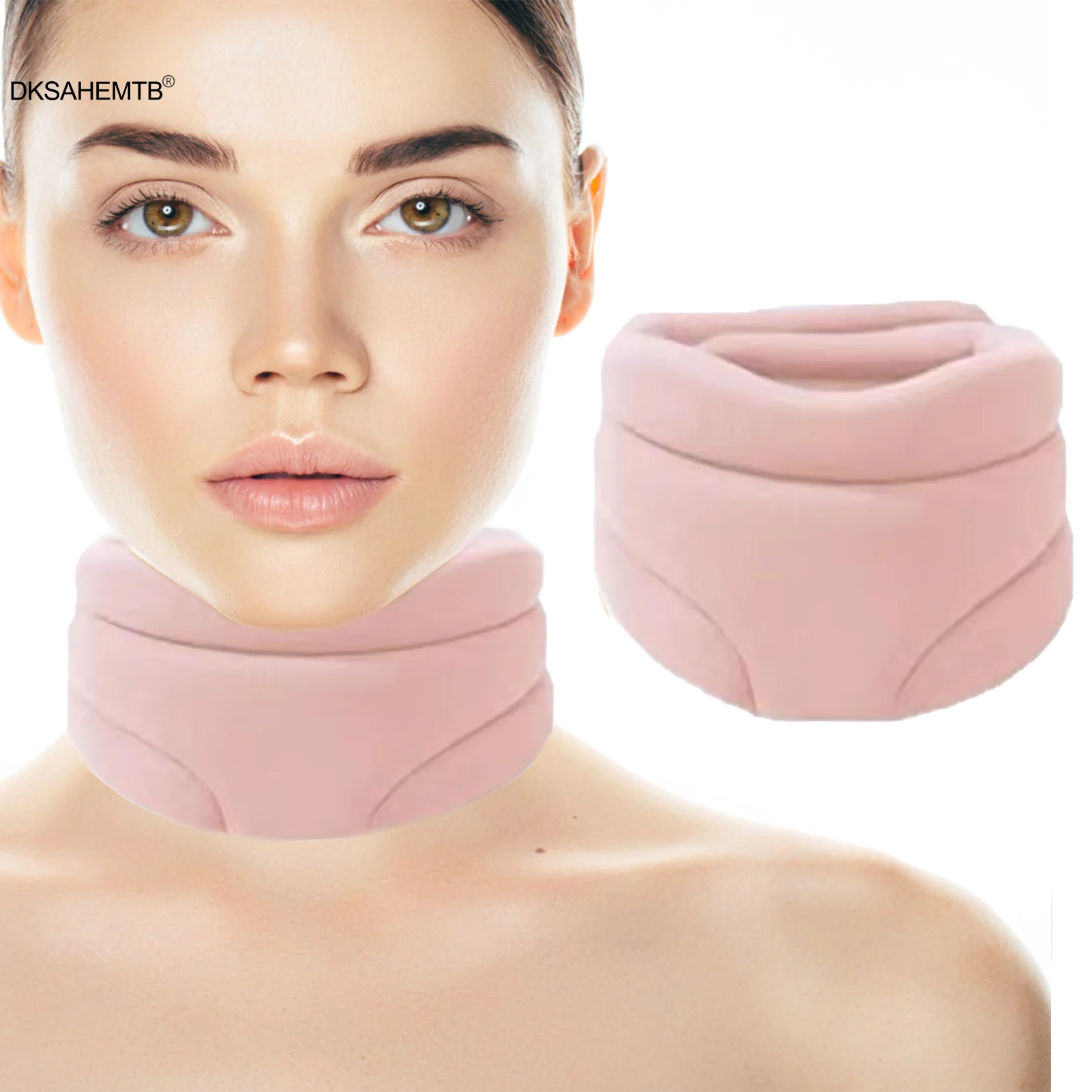 Collar Cervical de espuma para dormir, estabiliza y alivia la presión en la columna vertebral, mujeres, hombres, adultos y ancianos - imagen 4