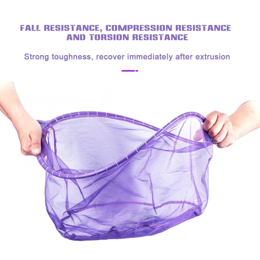 1 Uds. Cabezal de red de pesca competitiva de 25cm, red de pesca grande ultraligera, suministros de equipo de pesca de carpa - imagen 2