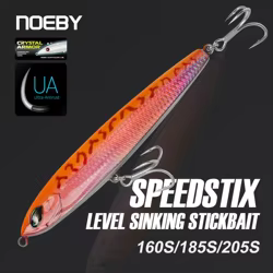 Noeby hundimiento Stickbait 160mm 75g 185mm 114g 205mm 154g señuelo de pesca cebo duro Artificial lápiz reforzado Señuelos de pesca de mar