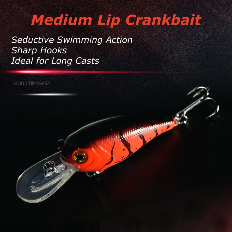 Wondersee 80mm 10g hundimiento lento vibración aleteo VIB fundición larga hundimiento Wobbler señuelo de pesca cebo duro manivela Lucio liquidación - imagen 3