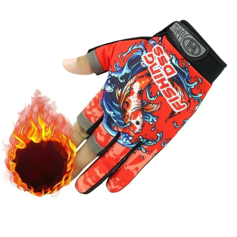 Guantes de pesca impermeables resistentes a puñaladas hombre invierno - imagen 3