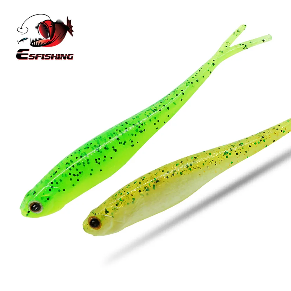 ESFISHING Swimmbait pesca señuelo suave Real Shad 130mm Isca cebo de plástico de silicona Artificial para Lucio aparejos de pesca en roca