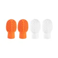 Orange-White 4Pcs