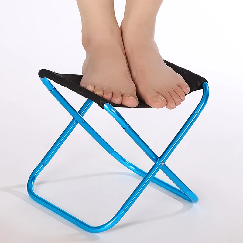 Silla plegable ultraligera de aluminio para camping y pesca - imagen 5