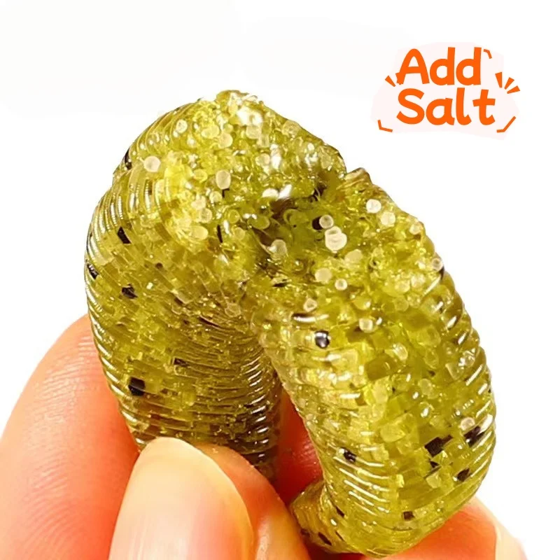 Swolfy 7,5 cm 9,5 cm 11,5 cm cebo Artificial de Pesca señuelo de Pesca suave Pesca en hielo Leurre Souple cebos de silicona agregar sal - imagen 3