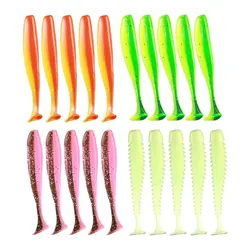 Taiyu Jig Heads 8 uds + Señuelos Blandos 24 uds