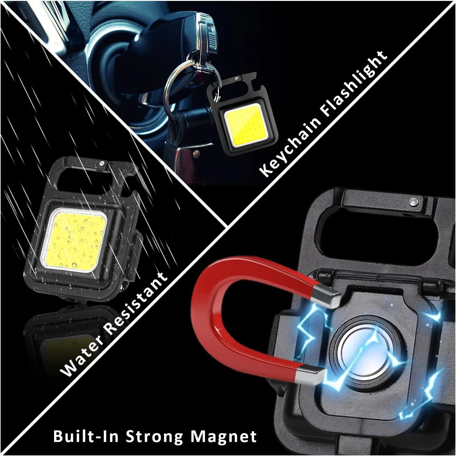 Linterna LED ultrabrillante impermeable USB recargable - imagen 3