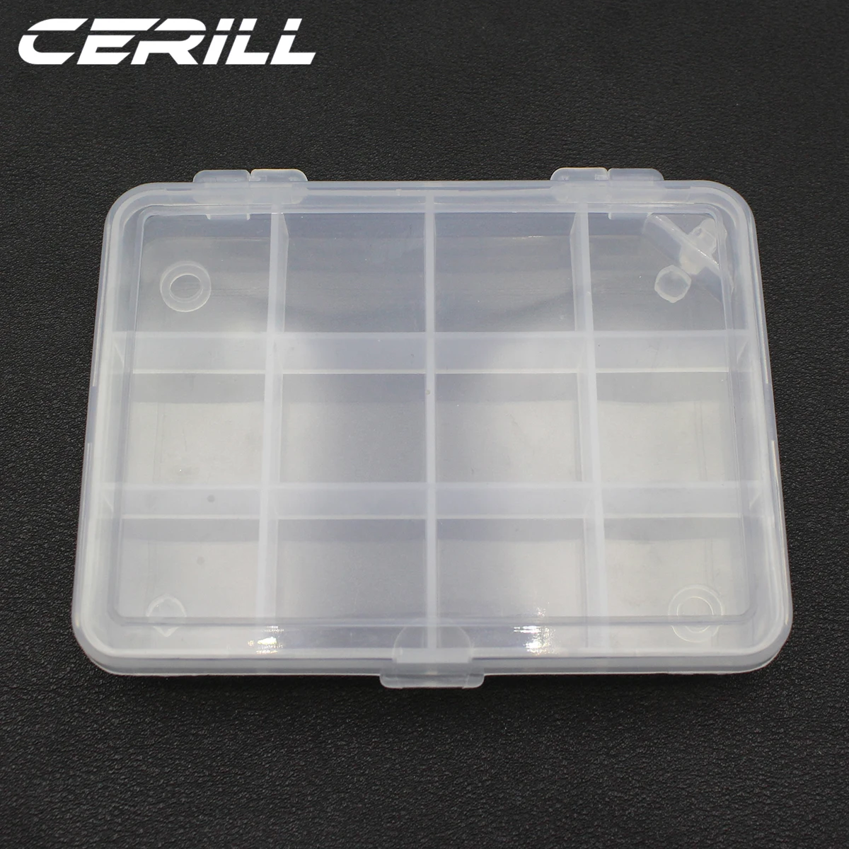 Cermill-Juego de Señuelos de Pesca de Metal, 12 piezas, Wobbler, Spinner, cebo con gancho, Kit de Spinnerbait con caja, Color dorado y plateado - imagen 5