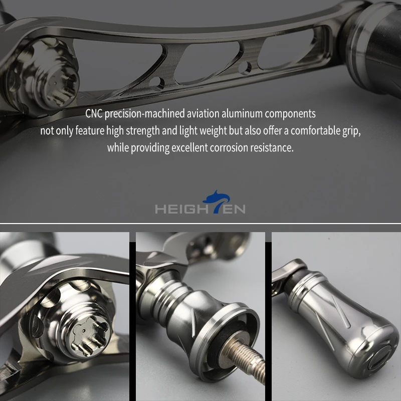 Manetas dobles Heighten para carrete spinning – Daiwa y Shimano - imagen 4