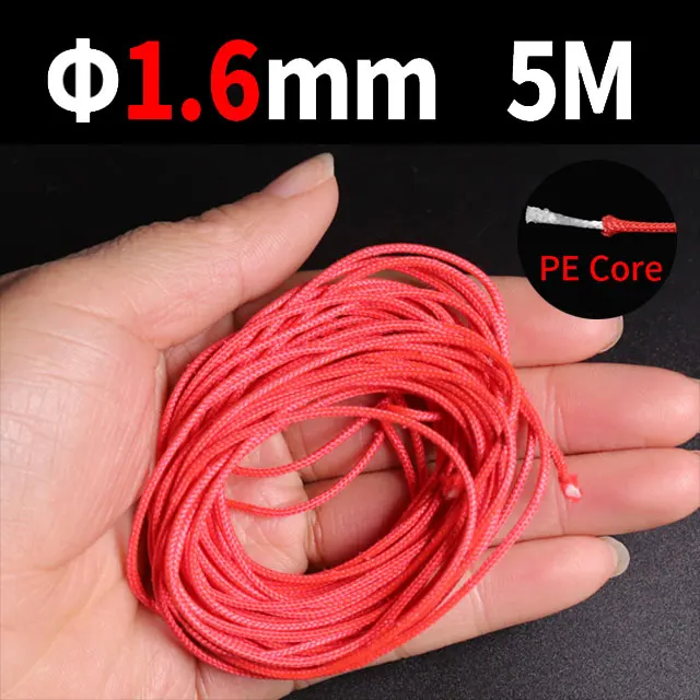 1.6mm red 5m