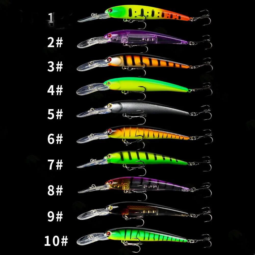 Señuelo de pesca Wobbler Bandit 12,5 cm 11g Crankbait flotante Bass Pike Bait profundidad 3-8M aparejos de pesca - imagen 4