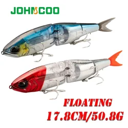 Swimbaits Señuelo articulado con hoja de Flash para lubina