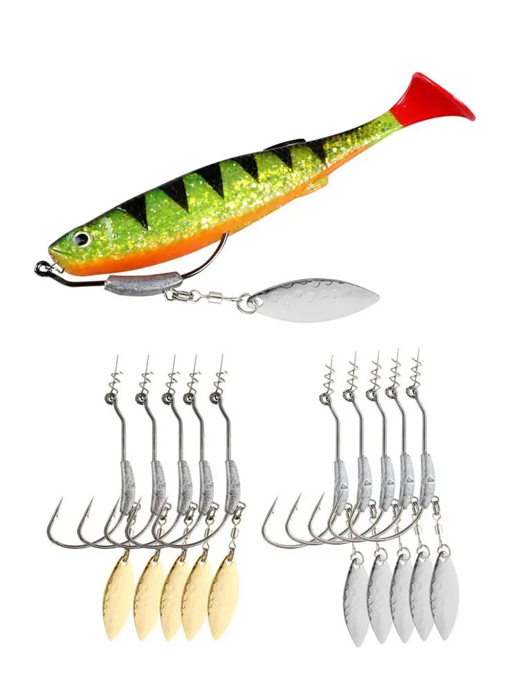 Anzuelos Jig Head con pasador giratorio – Acero al carbono, 2G/3G/4G - imagen 3