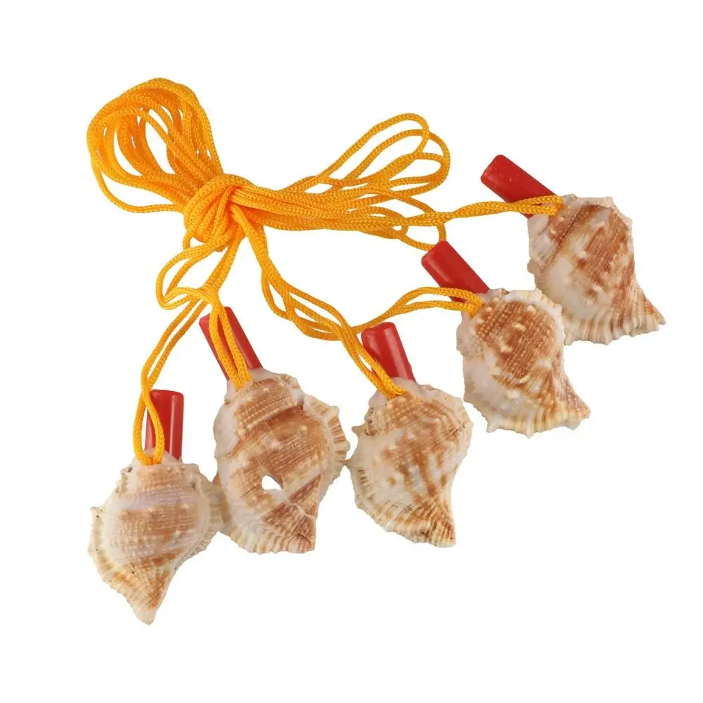 Accesorios para instrumentos, cuerno de concha de fiesta, colgante creativo Natural, regalo, herramienta de supervivencia, silbato de concha - imagen 2