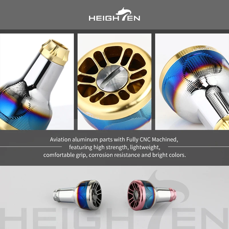 Perilla de mango de carrete de pesca HEIGHTEN, diámetro de 24,5mm, accesorios de modificación de pesca con señuelo - imagen 5