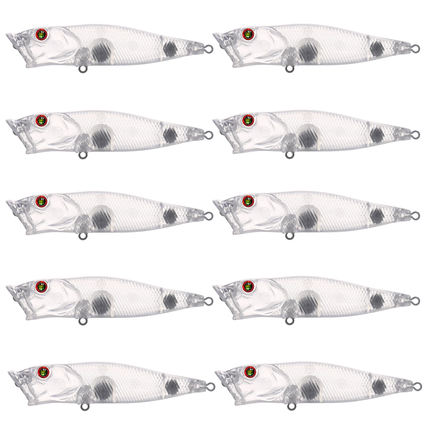 Poppers de pesca FREE FISHER sin pintar para lubina, señuelo - imagen 2