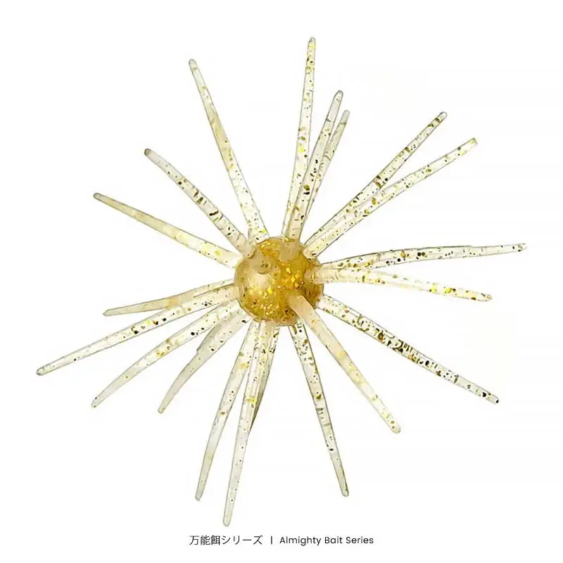 Señuelo de pesca Bazooka TPE, 2g, 8g, señuelos de erizo de mar simulado, silicona suave para Bream Pike Bass Mandarin Tilapia, engranajes de invierno Biats - imagen 5