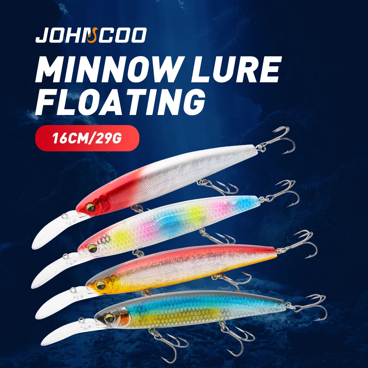 Señuelo de pesca de superficie flotante de lengua larga, 16cm, 29g, cebo de pesca con sonido reforzado, anzuelo doble, pesca en mar