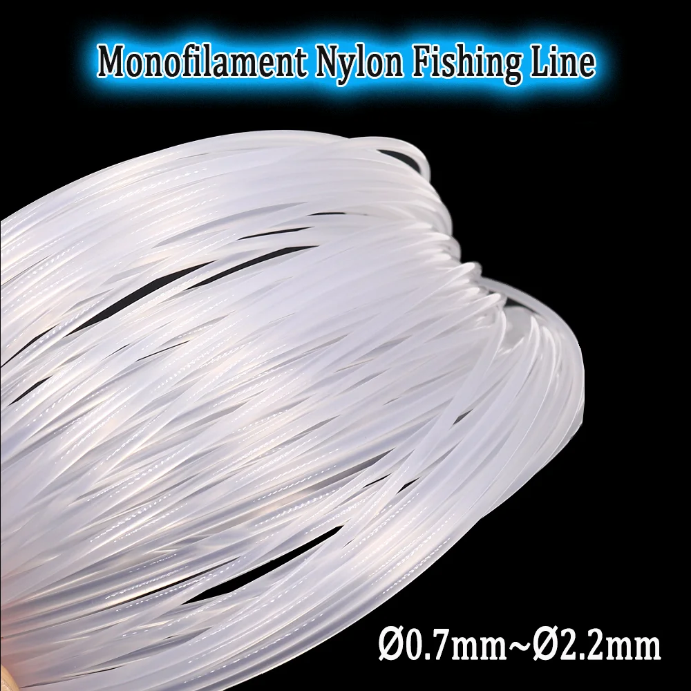 Wifreo-sedal de Pesca de nailon Extra grueso, monofilamento de gran tamaño, sedal de Pesca para barco de mar para atar aparejos Sabiki, anzuelos de Pesca - imagen 2