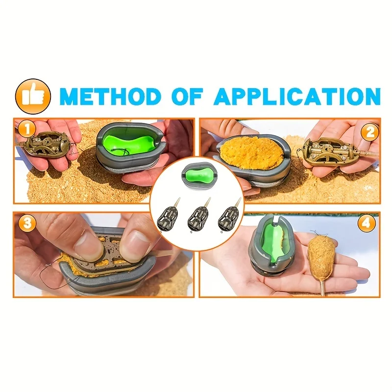 Alimentador de método e inline feeder para carpa – Juego completo - imagen 5