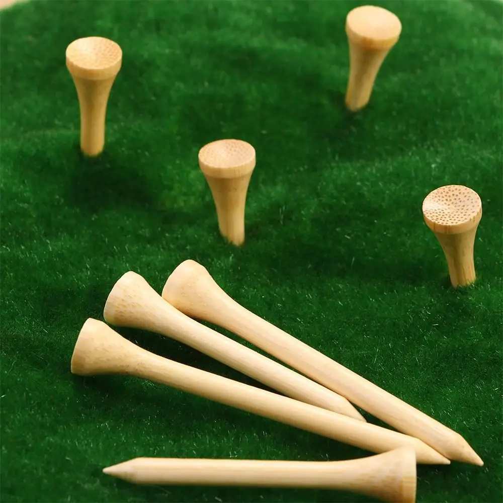 Menos fricción 100 Uds práctica de Swing 4 tamaños accesorios de Golf camiseta de bambú camisetas de Golf entrenamiento de Golf - imagen 4