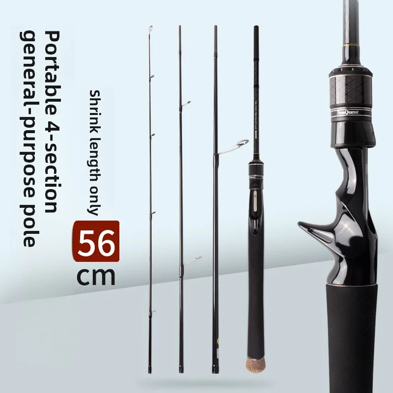 Caña Mandarín Portátil Multisección para Percas – Universal Resistente - imagen 4