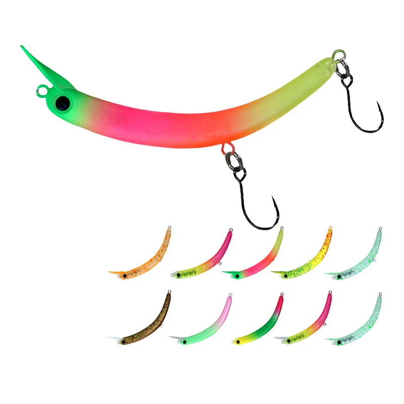 Señuelo de pesca de trucha, 60mm, 3,8g, manivela de pececillo que se hunde, Wobbler, área de gancho único, corriente de trucha, cebo Artificial de agua dulce - imagen 2