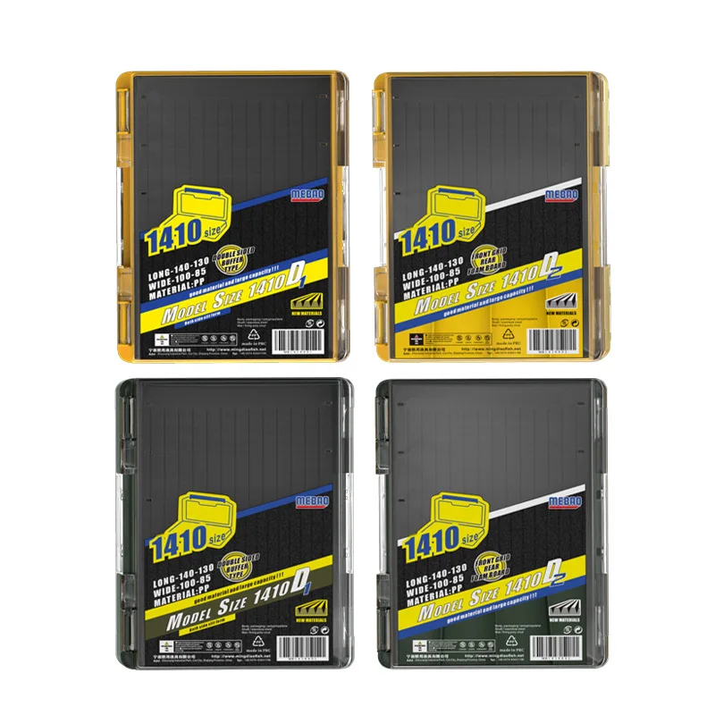 Caja de Paragra para accesorios de pesca MEIHO, caja de aparejos de pesca impermeable de doble cara, cajas de almacenamiento de cebo de señuelo, estuche de plástico - imagen 5
