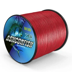 Ashconfish X8 línea trenzada multifilamento 8 hebras