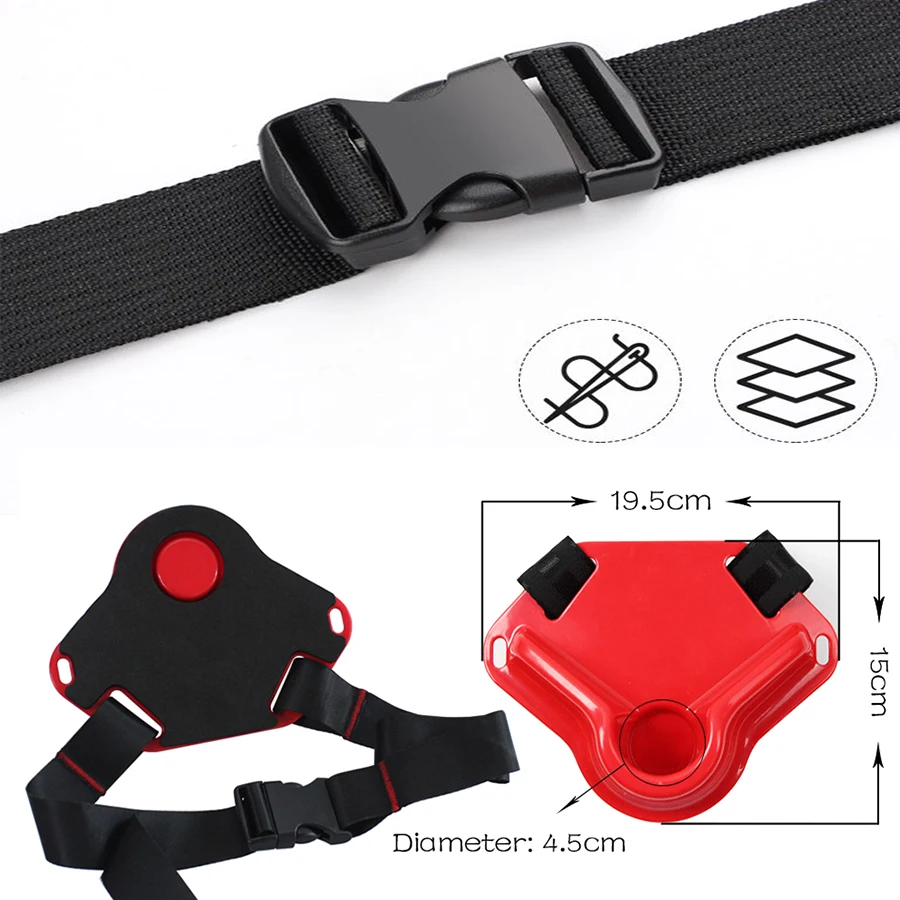 Soporte de caña de pescar duradero, cinturón de cintura ajustable, Clip de caña de pescar, cinturones de lucha, accesorios de pesca - imagen 2