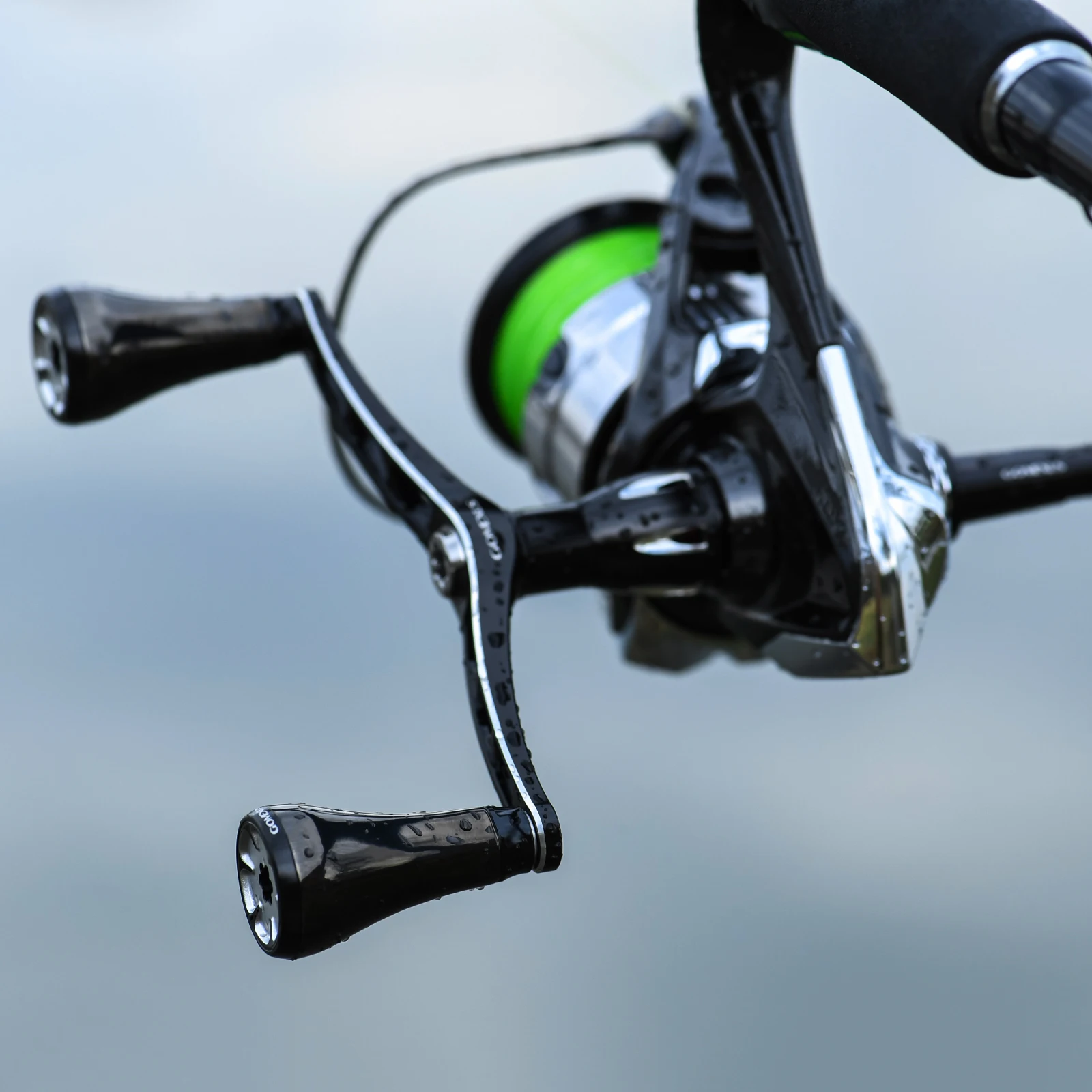 Gomexus, 1 unidad, perilla giratoria de aleación de titanio con mango de carrete de 20mm para Shimano Stradic Vanford Ultegra Daiwa Fuego LT Exist Baitcasting - imagen 5